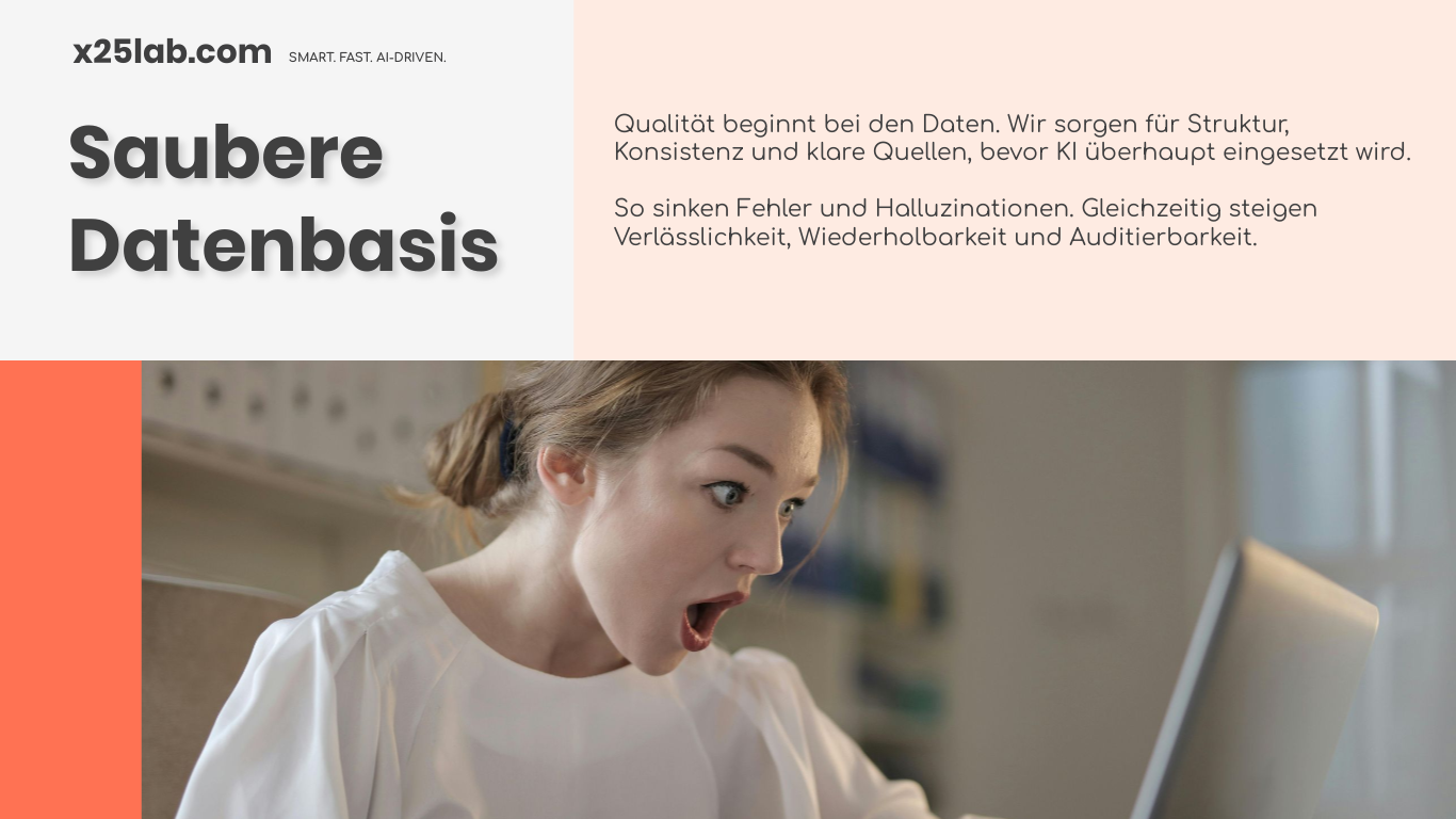 Saubere Datenbasis für KMU — x25lab.com – Saubere Datenbasis
