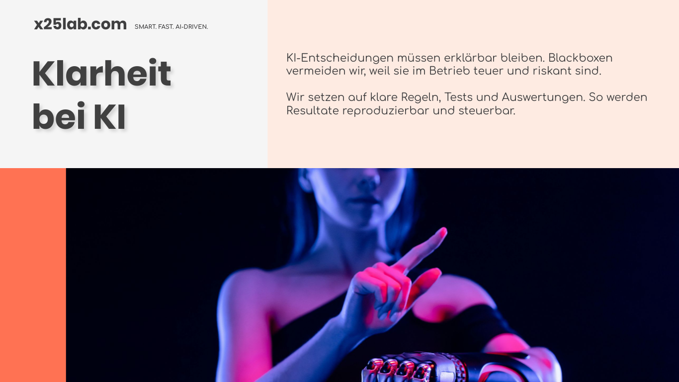 Nachvollziehbare KI für KMU etablieren & sichern — Überblick