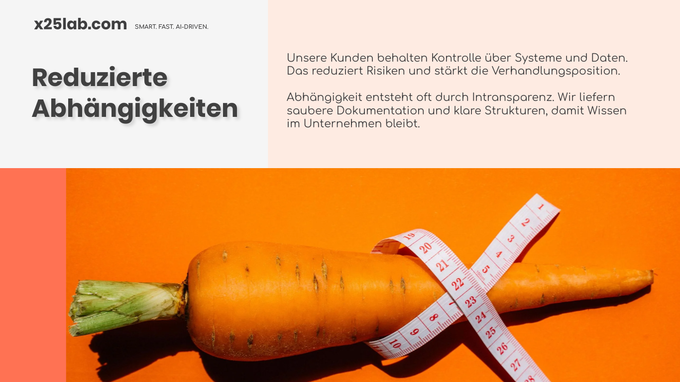 Abhängigkeiten erkennen & Risiken mindern — Schritt für Schritt