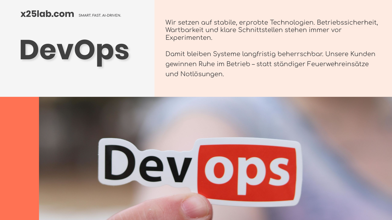 DevOps als Geschäftsvorteil für kleine Firmen — x25lab.com – DevOps