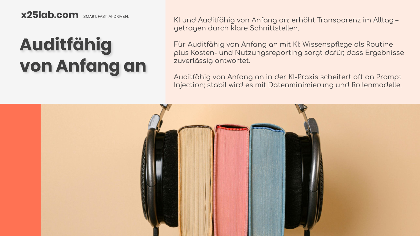Auditfähigkeit von Anfang an sicherstellen — Schritt für Schritt