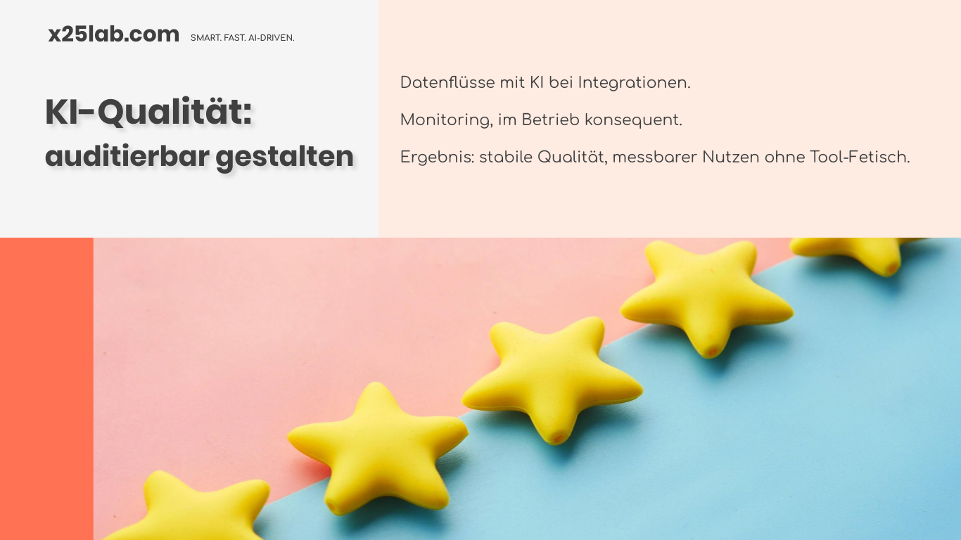 Auditierbare KI-Qualität für KMU sicherstellen — Schritt für Schritt