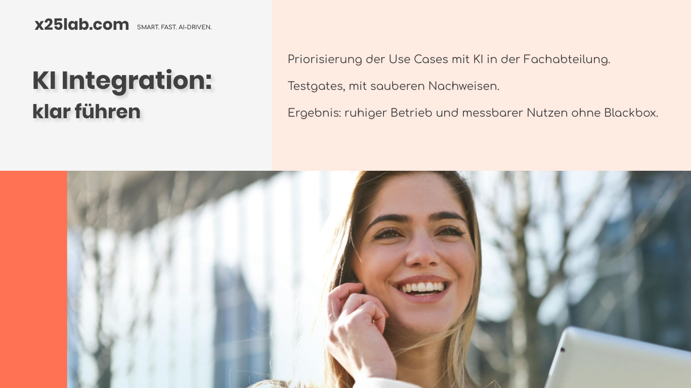Führungsklarheit als Grundlage für KI im KMU — Schritt für Schritt