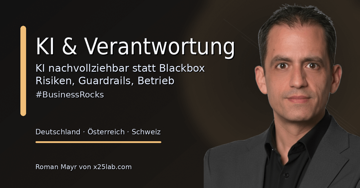 Verantwortung bei KI-Einsatz im KMU — Praxis