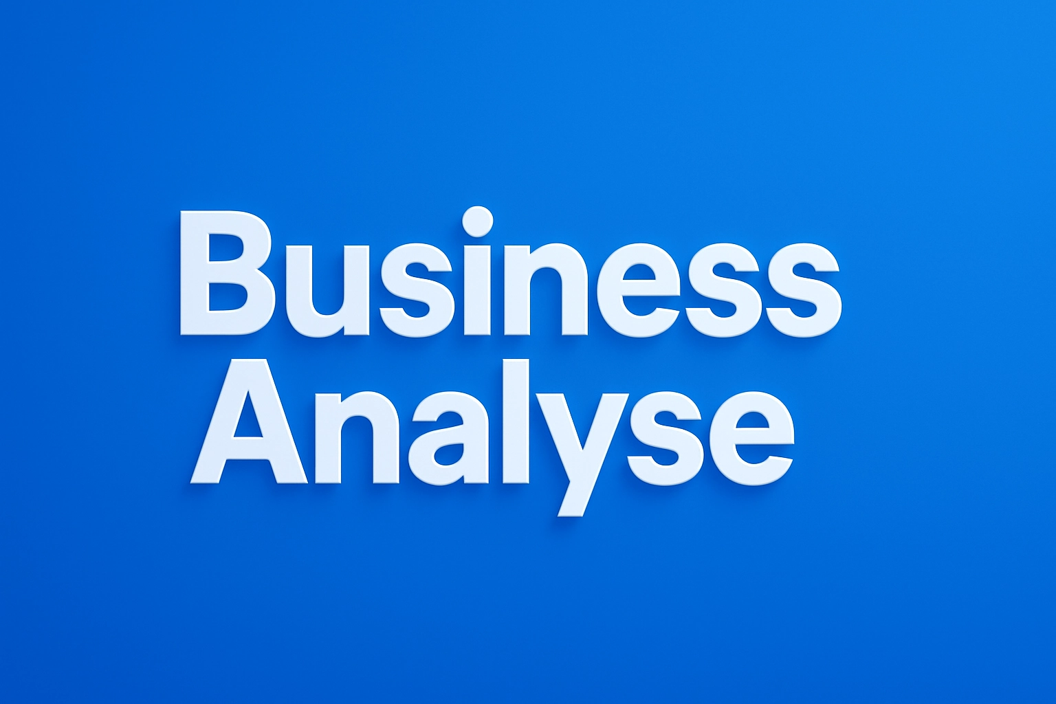 Business Analyse